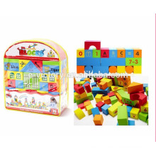 74pcs Soft high quality plastic building blocks